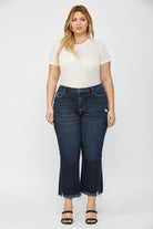 High Rise Crop Flare Jeans-Denim-Krush Kandy, Women's Online Fashion Boutique Located in Phoenix, Arizona (Scottsdale Area)