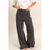 So Fetch Mineral Washed Wide-Leg Smocked Waist Pants | 6 Colors