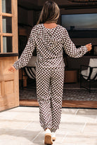 Checkered Lounge Set-Loungewear-Krush Kandy, Women's Online Fashion Boutique Located in Phoenix, Arizona (Scottsdale Area)