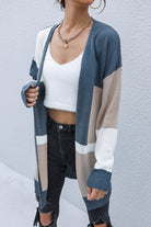 Perfee Color Block Dropped Shoulder Cardigan-Krush Kandy, Women's Online Fashion Boutique Located in Phoenix, Arizona (Scottsdale Area)