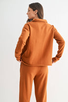 Henley Style Long Sleeve V-Neck Top-Long Sleeve Tops-Krush Kandy, Women's Online Fashion Boutique Located in Phoenix, Arizona (Scottsdale Area)