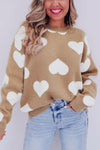 Warmhearted Knit Heart Sweater-Krush Kandy, Women's Online Fashion Boutique Located in Phoenix, Arizona (Scottsdale Area)