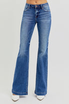 RISEN Full Size Low Rise Flare Jeans with Pockets-Jeans-Krush Kandy, Women's Online Fashion Boutique Located in Phoenix, Arizona (Scottsdale Area)