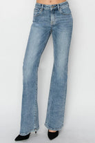 RISEN Full Size Mid Rise Bootcut Jeans-jeans-Krush Kandy, Women's Online Fashion Boutique Located in Phoenix, Arizona (Scottsdale Area)