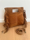 Sienna Fringe Suede Crossbody Bag