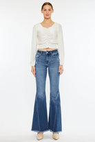 Kancan Mid-Rise Flare Jeans-Denim-Krush Kandy, Women's Online Fashion Boutique Located in Phoenix, Arizona (Scottsdale Area)