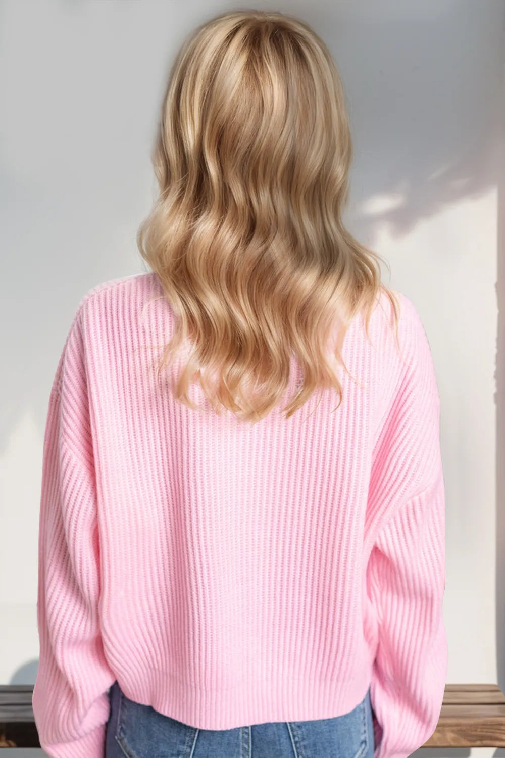 S-3X MERRY & BRIGHT Christmas Dropped Shoulder Cropped Sweater-Krush Kandy, Women's Online Fashion Boutique Located in Phoenix, Arizona (Scottsdale Area)