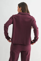 Henley Style Long Sleeve V-Neck Top-Long Sleeve Tops-Krush Kandy, Women's Online Fashion Boutique Located in Phoenix, Arizona (Scottsdale Area)