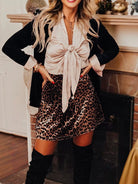 Leopard Tiered Mini Skirt-Krush Kandy, Women's Online Fashion Boutique Located in Phoenix, Arizona (Scottsdale Area)