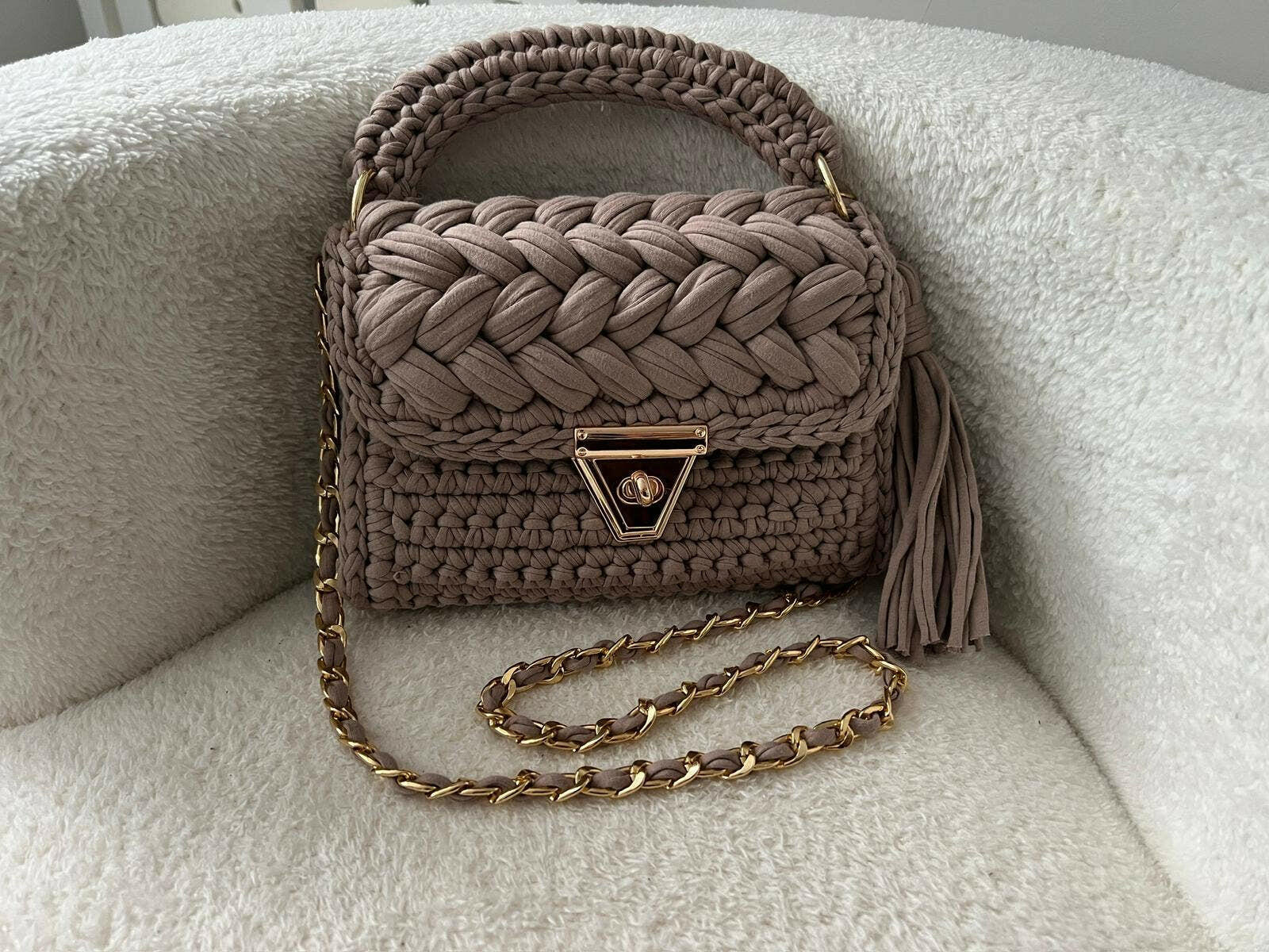 Lush Loops Handmade Crochet Purse-handbags-Krush Kandy, Women's Online Fashion Boutique Located in Phoenix, Arizona (Scottsdale Area)