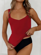 Solid Color Wide Strap Cami-Krush Kandy, Women's Online Fashion Boutique Located in Phoenix, Arizona (Scottsdale Area)