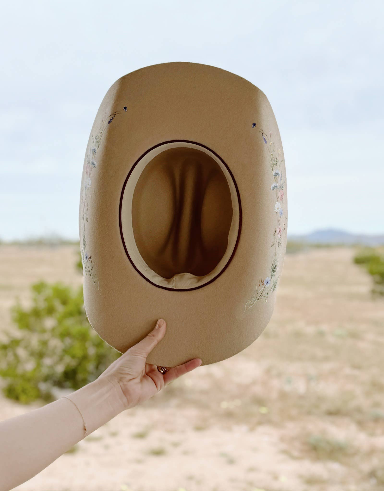 The Katie Lou Cowboy Hat - Made to Order-Hats-Krush Kandy, Women's Online Fashion Boutique Located in Phoenix, Arizona (Scottsdale Area)