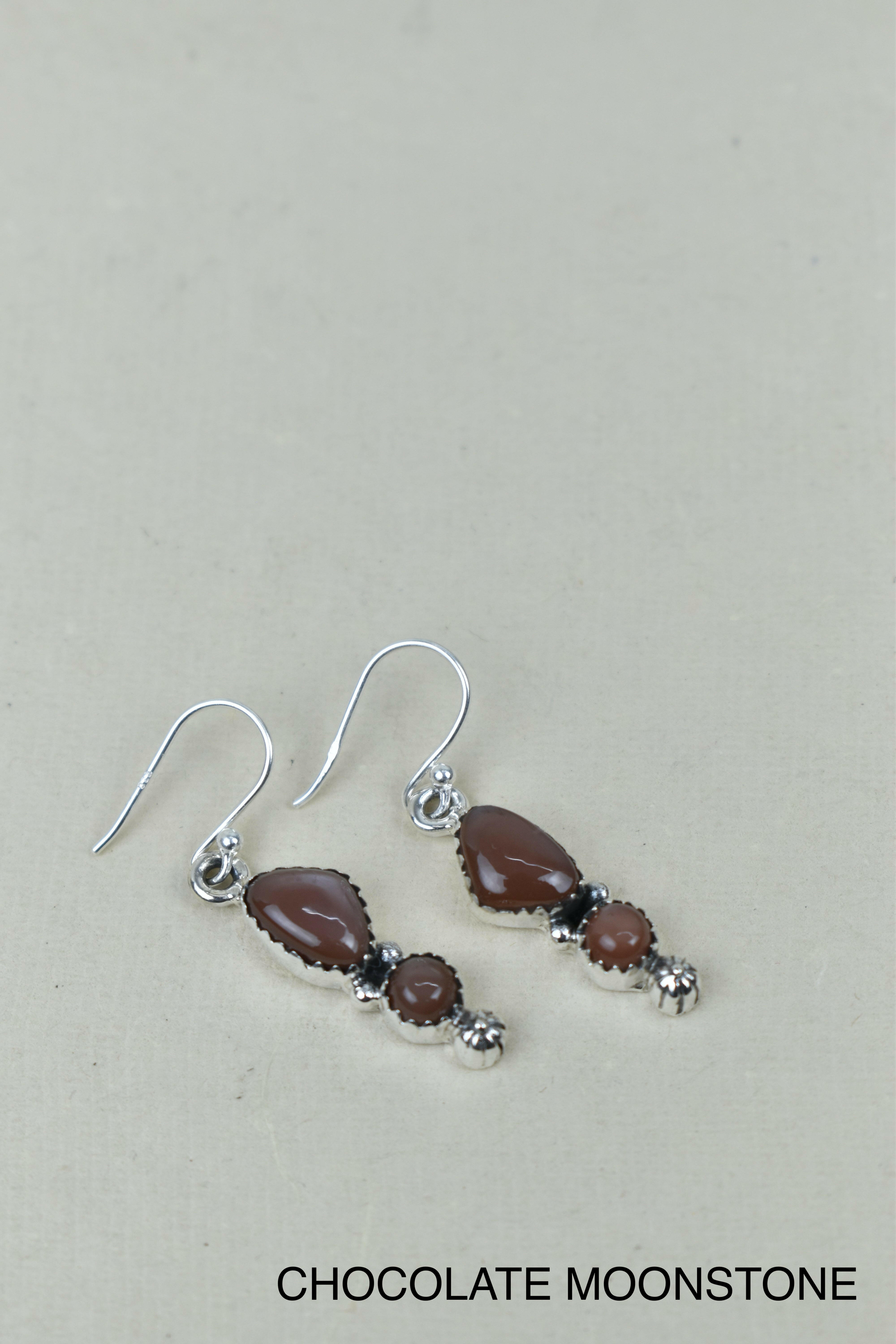 Anti Up Sterling Silver Earrings-Drop Earrings-Krush Kandy, Women's Online Fashion Boutique Located in Phoenix, Arizona (Scottsdale Area)