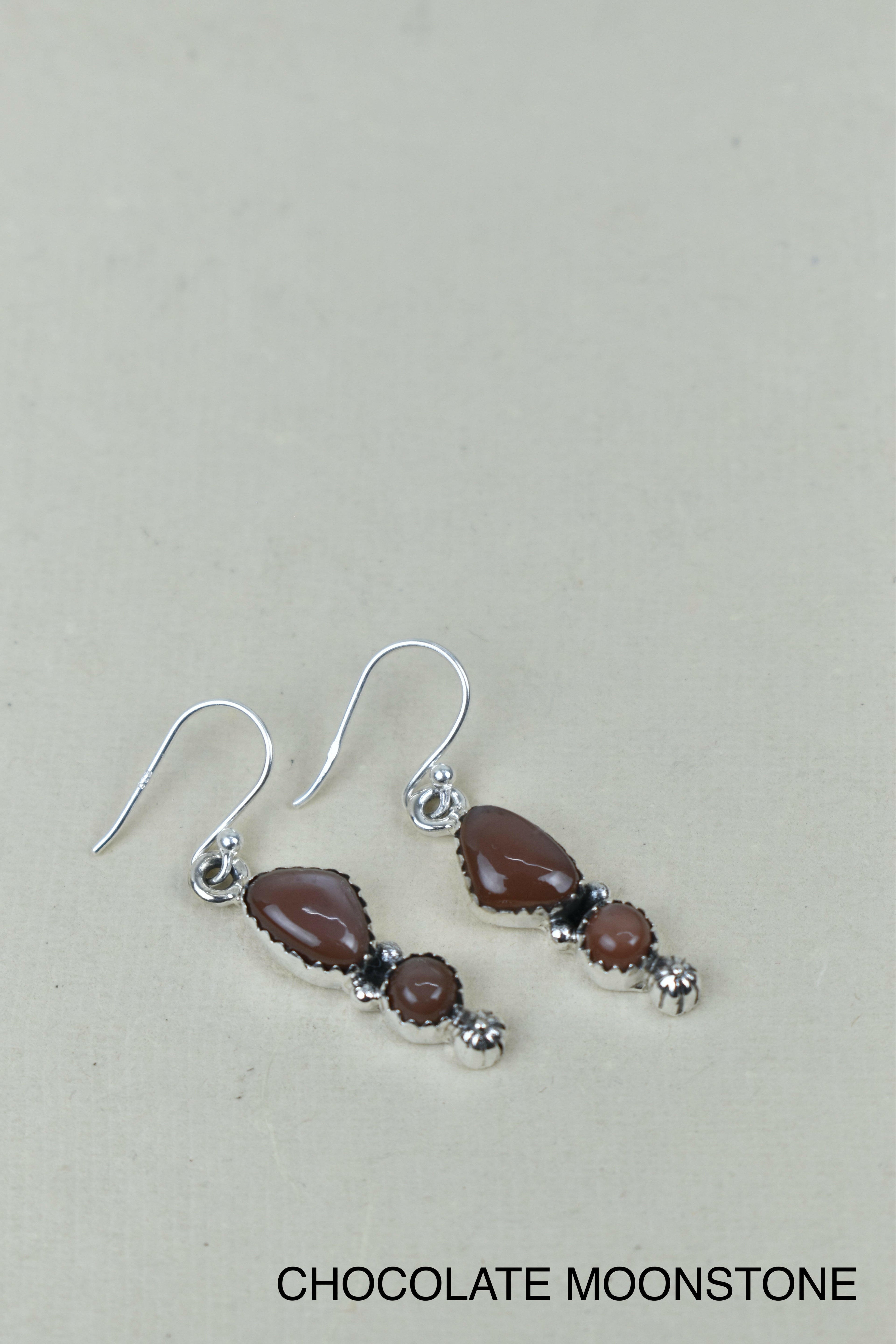Anti Up Sterling Silver Earrings-Drop Earrings-Krush Kandy, Women's Online Fashion Boutique Located in Phoenix, Arizona (Scottsdale Area)