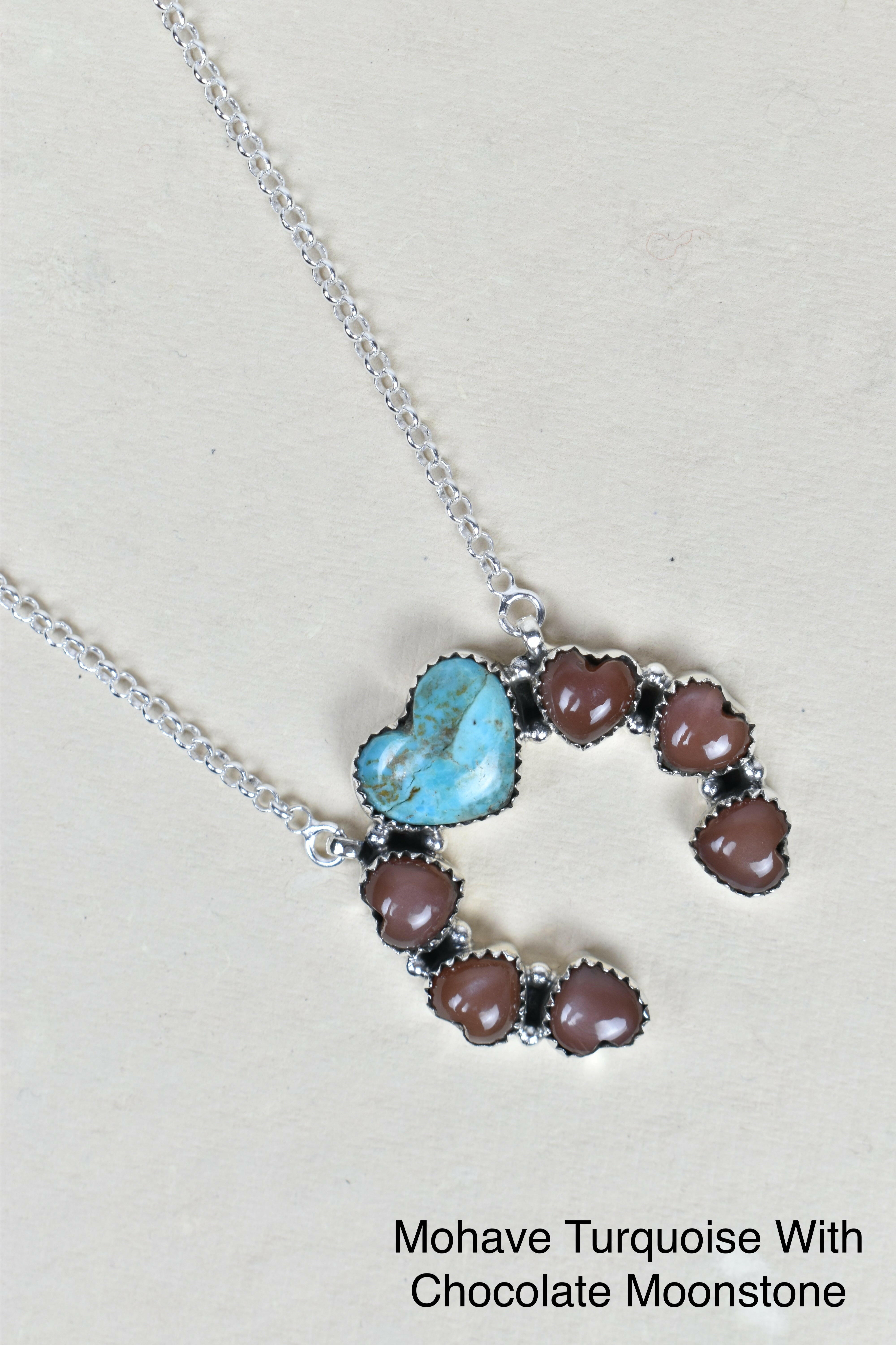 Sterling Silver Lucky Heart Necklace-Chain Necklaces-Krush Kandy, Women's Online Fashion Boutique Located in Phoenix, Arizona (Scottsdale Area)