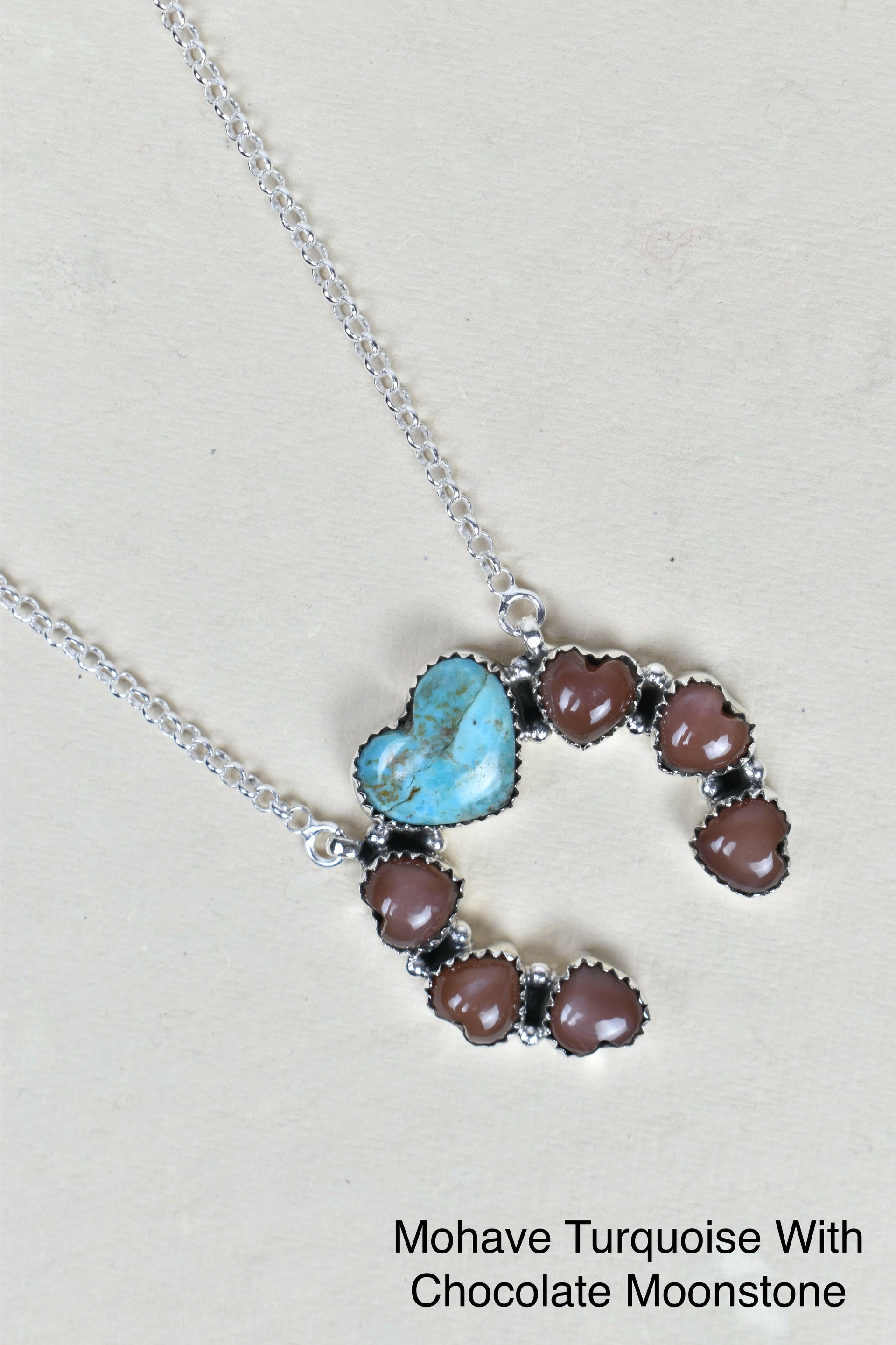 Sterling Silver Lucky Heart Necklace-Chain Necklaces-Krush Kandy, Women's Online Fashion Boutique Located in Phoenix, Arizona (Scottsdale Area)