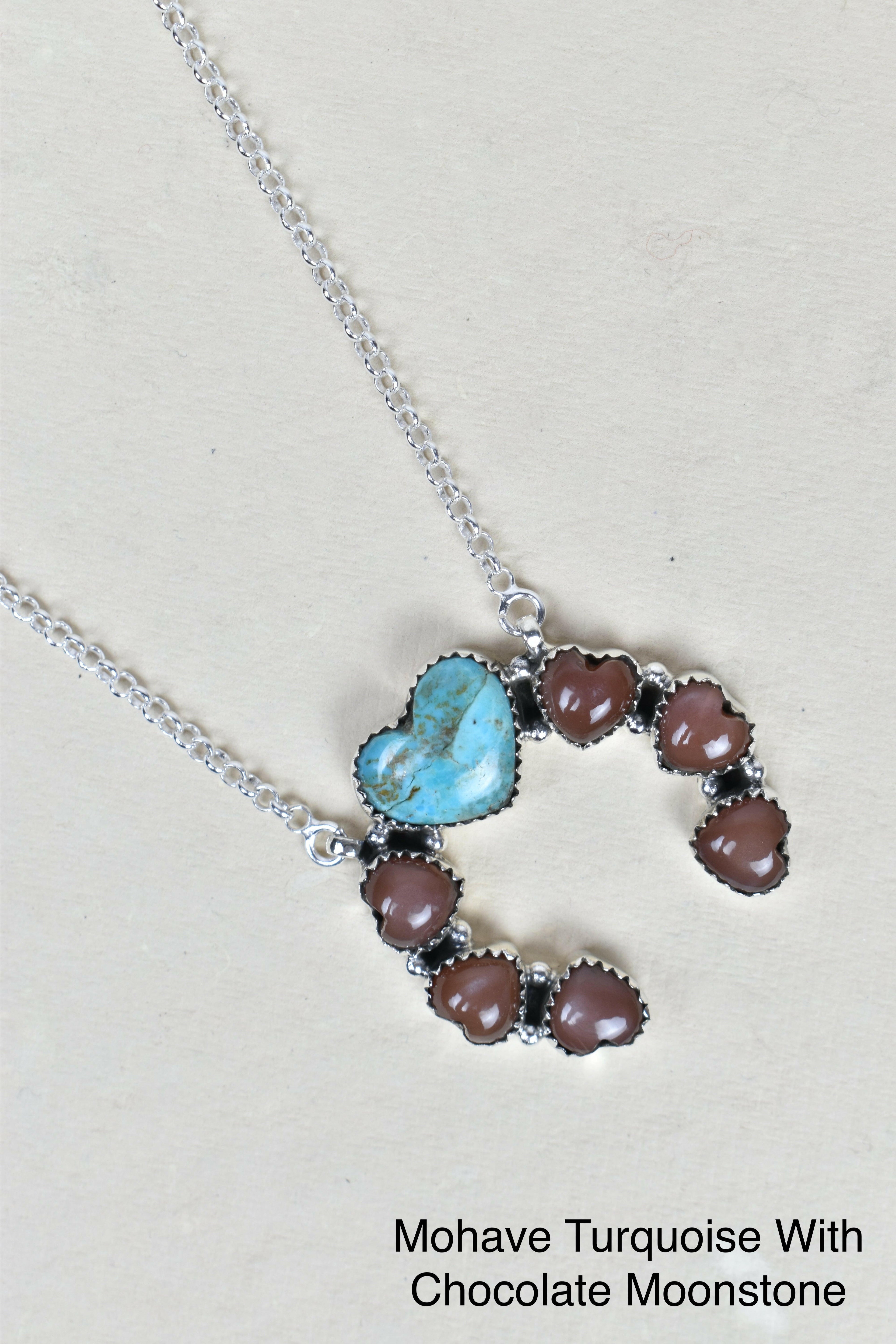 Sterling Silver Lucky Heart Necklace-Chain Necklaces-Krush Kandy, Women's Online Fashion Boutique Located in Phoenix, Arizona (Scottsdale Area)