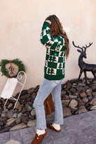 Holiday Pines Checkered Long Sleeve Sweater-Sweaters-Krush Kandy, Women's Online Fashion Boutique Located in Phoenix, Arizona (Scottsdale Area)