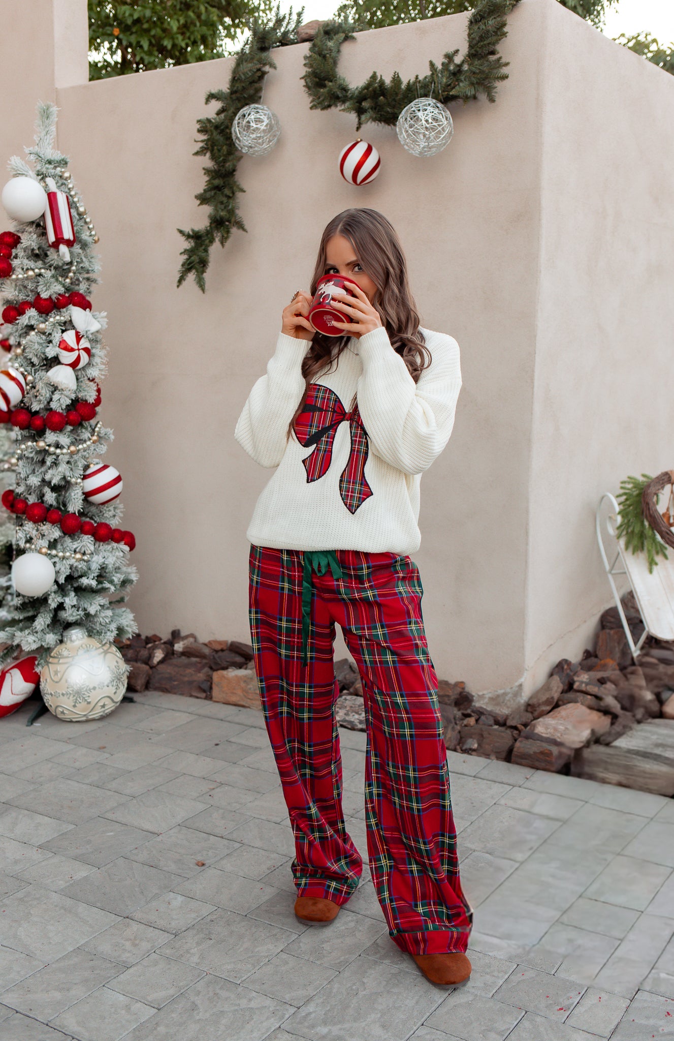 Fantastic Fawn Plaid Pants-pants-Krush Kandy, Women's Online Fashion Boutique Located in Phoenix, Arizona (Scottsdale Area)