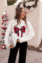 What A Gift Bow Holiday Sweater-Sweaters-Krush Kandy, Women's Online Fashion Boutique Located in Phoenix, Arizona (Scottsdale Area)