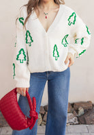 Christmas Tree Knit Cardigan | KKB EXCLUSIVE XS-3X-Cardigan-Krush Kandy, Women's Online Fashion Boutique Located in Phoenix, Arizona (Scottsdale Area)