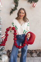 Christmas Tree Knit Cardigan | KKB EXCLUSIVE XS-3X-Cardigan-Krush Kandy, Women's Online Fashion Boutique Located in Phoenix, Arizona (Scottsdale Area)