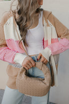 Chic Dreams Stripe Colorblock Zip-Up Hoodie-Jacket-Krush Kandy, Women's Online Fashion Boutique Located in Phoenix, Arizona (Scottsdale Area)
