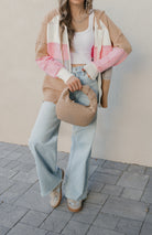 Chic Dreams Stripe Colorblock Zip-Up Hoodie-Jacket-Krush Kandy, Women's Online Fashion Boutique Located in Phoenix, Arizona (Scottsdale Area)