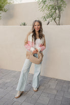 Chic Dreams Stripe Colorblock Zip-Up Hoodie-Jacket-Krush Kandy, Women's Online Fashion Boutique Located in Phoenix, Arizona (Scottsdale Area)