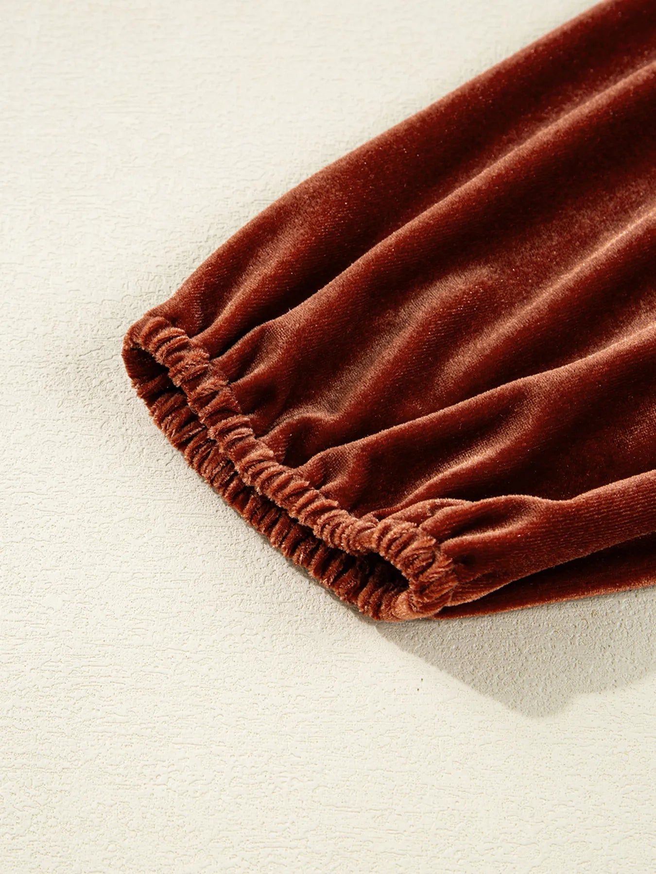 V Neck Puff Sleeve Velvet Dress-Dresses-Krush Kandy, Women's Online Fashion Boutique Located in Phoenix, Arizona (Scottsdale Area)