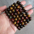 10mm Multi Tigers Eye Beaded Stretch Bracelet-Chain Bracelets-Krush Kandy, Women's Online Fashion Boutique Located in Phoenix, Arizona (Scottsdale Area)