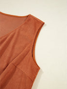 Corduroy Western Embroidered Patched Pocket Shift Sleeveless Mini Dress-dresses-Krush Kandy, Women's Online Fashion Boutique Located in Phoenix, Arizona (Scottsdale Area)