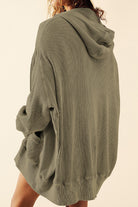 Zip-Up Long Sleeve Jacket-Jackets-Krush Kandy, Women's Online Fashion Boutique Located in Phoenix, Arizona (Scottsdale Area)