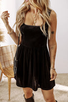 Wide Strap Mini Dress with Pockets-Dresses-Krush Kandy, Women's Online Fashion Boutique Located in Phoenix, Arizona (Scottsdale Area)