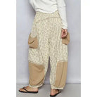 POL Oversized Floral Pattern Printed Knit Pants-Pants-Krush Kandy, Women's Online Fashion Boutique Located in Phoenix, Arizona (Scottsdale Area)