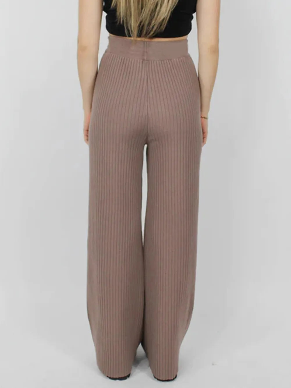 Ribbed Wide Leg Sweater Pants-pants-Krush Kandy, Women's Online Fashion Boutique Located in Phoenix, Arizona (Scottsdale Area)