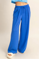 HYFVE Elasticized Waist Wide Leg Pants-PANTS-Krush Kandy, Women's Online Fashion Boutique Located in Phoenix, Arizona (Scottsdale Area)