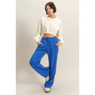 Chill Vibes High-Rise Drawstring Pants-Sweatpants-Krush Kandy, Women's Online Fashion Boutique Located in Phoenix, Arizona (Scottsdale Area)