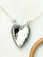 Long Heart Stone Slab Necklace MADE TO ORDER-Necklaces-Krush Kandy, Women's Online Fashion Boutique Located in Phoenix, Arizona (Scottsdale Area)