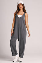 Wide Strap Jumpsuit with Pockets-Jumpsuits & Rompers-Krush Kandy, Women's Online Fashion Boutique Located in Phoenix, Arizona (Scottsdale Area)