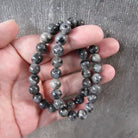 8mm Larvikite Beaded Stretch Bracelet-Chain Bracelets-Krush Kandy, Women's Online Fashion Boutique Located in Phoenix, Arizona (Scottsdale Area)