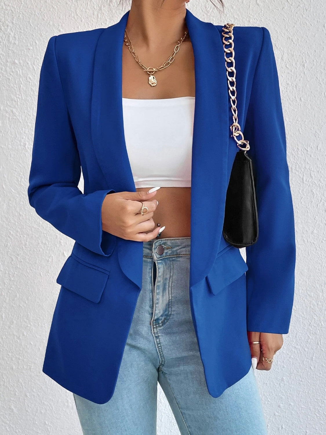 After Hours Open Front Blazer-Blazers-Krush Kandy, Women's Online Fashion Boutique Located in Phoenix, Arizona (Scottsdale Area)