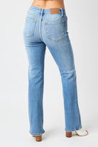 Judy Blue Full Size High Waist Straight Jeans-Jeans-Krush Kandy, Women's Online Fashion Boutique Located in Phoenix, Arizona (Scottsdale Area)
