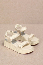 Seaside Escape Stitch Platform Sandal-Sandals-Krush Kandy, Women's Online Fashion Boutique Located in Phoenix, Arizona (Scottsdale Area)