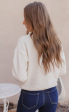 LUXE Sequin Bow Ribbed Sweater \ KKB EXCLUSIVE XS-3X-Sweater-Krush Kandy, Women's Online Fashion Boutique Located in Phoenix, Arizona (Scottsdale Area)