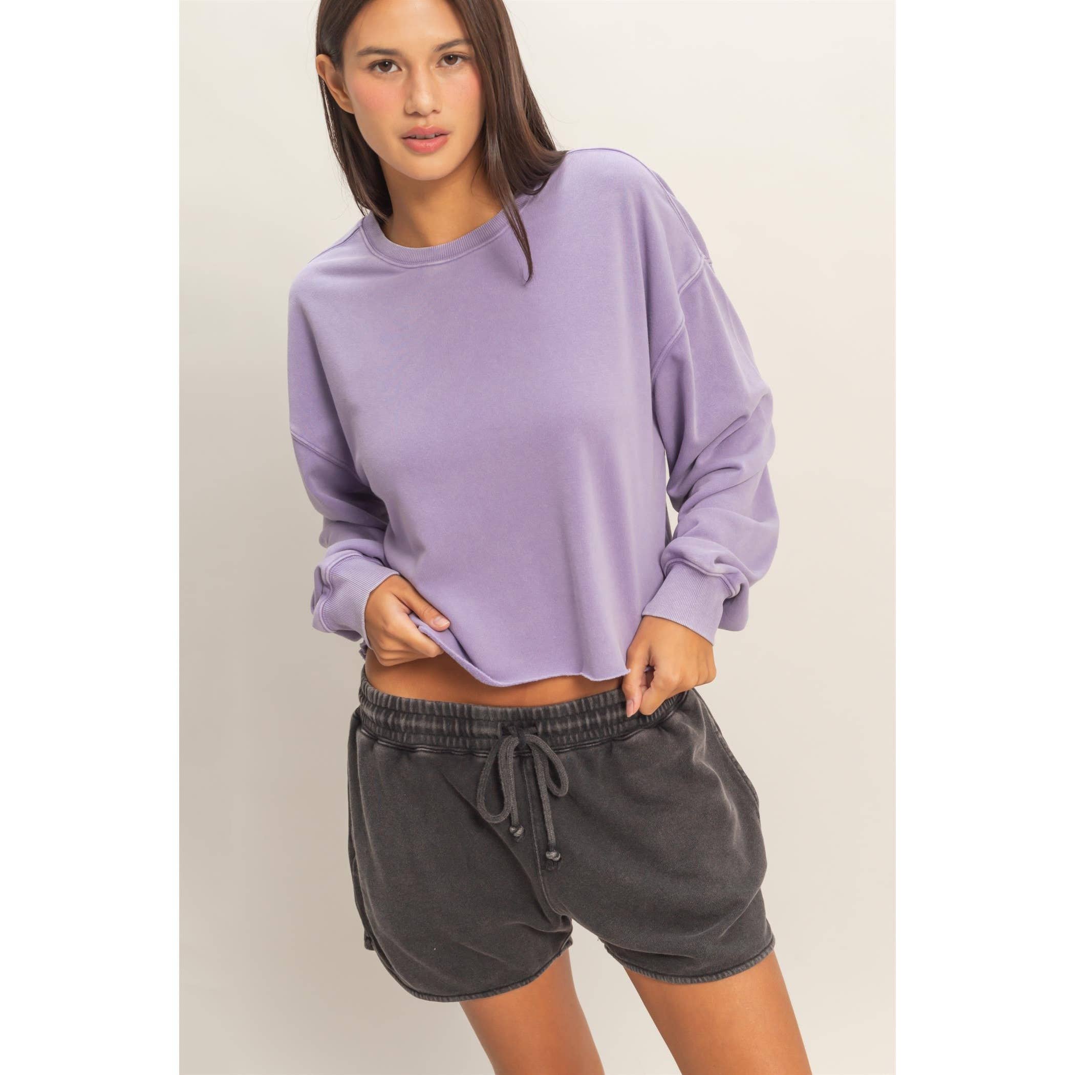 Soft Mineral Wash Sweatshirt