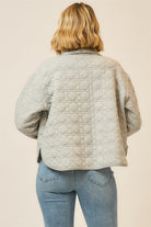 Quilted Collar Jacket-Coats-Krush Kandy, Women's Online Fashion Boutique Located in Phoenix, Arizona (Scottsdale Area)