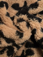 Leopard Zip Up Fleece Jacket-Jackets-Krush Kandy, Women's Online Fashion Boutique Located in Phoenix, Arizona (Scottsdale Area)