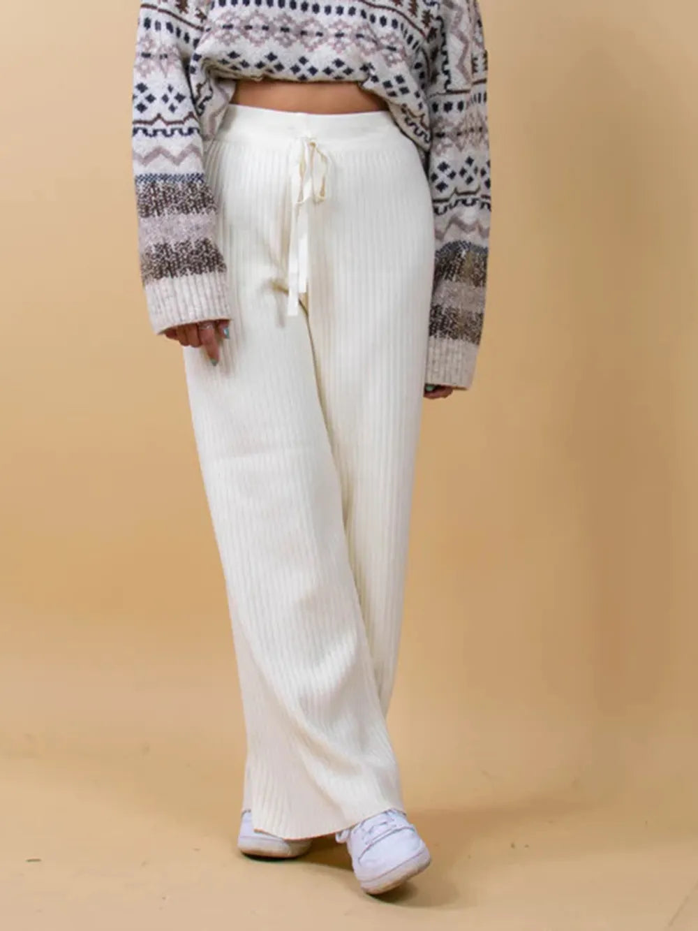 Ribbed Wide Leg Sweater Pants-pants-Krush Kandy, Women's Online Fashion Boutique Located in Phoenix, Arizona (Scottsdale Area)