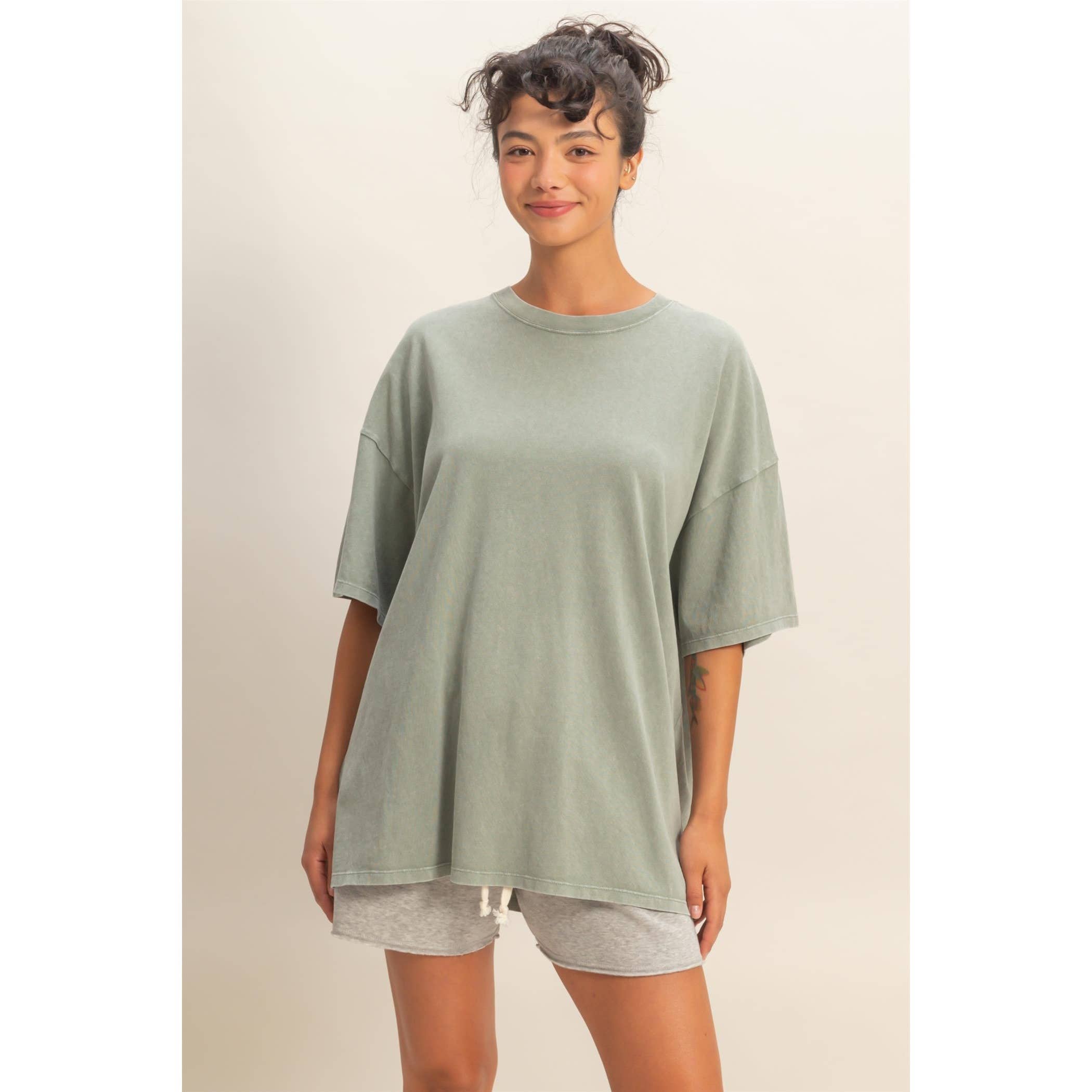The Easygoing Oversized Mineral Wash T-Shirt | 6 Colors